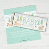 Personalized Bonnie Marcus Baby Shower Baby Bear Chocolate Bar Wrappers