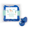 Personalized Baby Shower Baby Bear Favor Cube with Hershey's Kisses