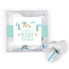 Personalized Baby Shower Baby Bear Favor Cube with Hershey's Kisses