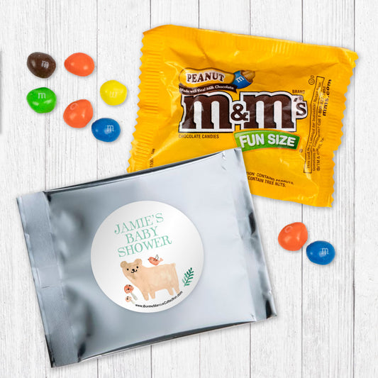 Personalized Baby Shower Bonnie Marcus Baby Bear Peanut M&Ms