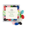 Personalized Baby Shower Safari Elephant JUST CANDY® favor cube with Jelly Beans