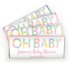 Personalized Bonnie Marcus Baby Shower Pastel Chocolate Bar Wrappers