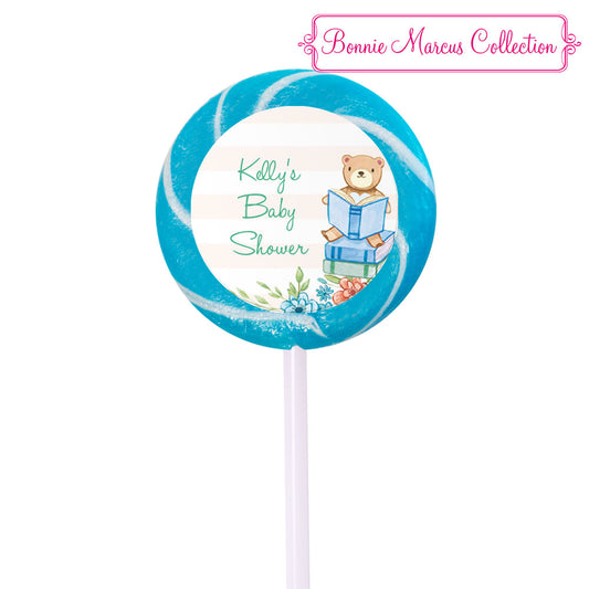 Personalized Small Swirly Pop - Favors Story Time (24 Pack)