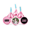 Personalized Bat Mitzvah Boldly Pink Hershey's Kisses