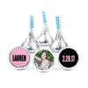 Personalized Bat Mitzvah Boldly Pink Hershey's Kisses