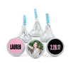 Personalized Bat Mitzvah Boldly Pink Hershey's Kisses