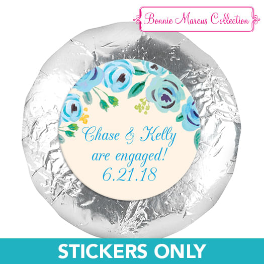 Engagement FavorsHere's Something Blue 1.25" Stickers (48 Stickers)