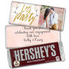 Personalized Bonnie Marcus Engagement Champagne Party Hershey's Milk Chocolate Bar & Wrapper