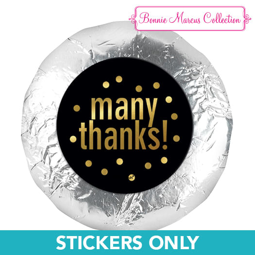 Personalized Business Many Thanks 1.25" Stickers (48 Stickers)