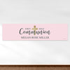 Personalized Bonnie Marcus Girl Communion Shimmering Cross 5 Ft. Banner