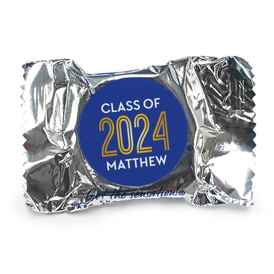 Personalized Bonnie Marcus Golden Grad Graduation York Peppermint Patties - pack of 70