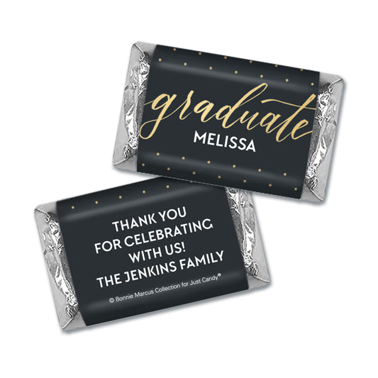 Personalized Bonnie Marcus Classy Graduation Hershey's Miniatures