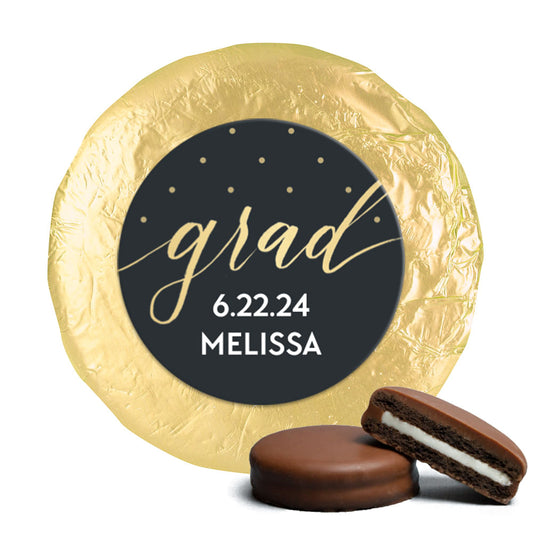 Personalized Bonnie Marcus Classy Graduation Milk Chocolate Covered Oreos