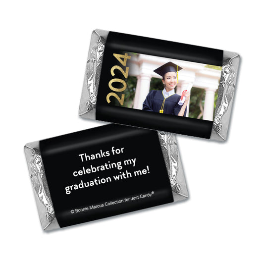 Personalized Bonnie Marcus Glitter Year Graduation Hershey's Miniatures