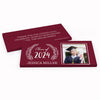 Deluxe Personalized Graduation Chalkboard Laurel Candy Bar Favor Box