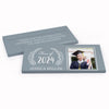 Deluxe Personalized Graduation Chalkboard Laurel Chocolate Bar in Gift Box