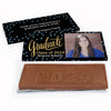 Deluxe Personalized Graduation Dots Graduate Embossed Chocolate Bar in Gift Box