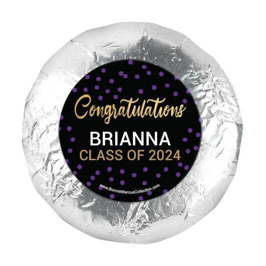 Personalized Graduate Dots Graduation 1.25" Stickers (48 Stickers)