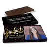 Deluxe Personalized Graduation Dots Graduate Chocolate Bar in Gift Box (3oz Bar)