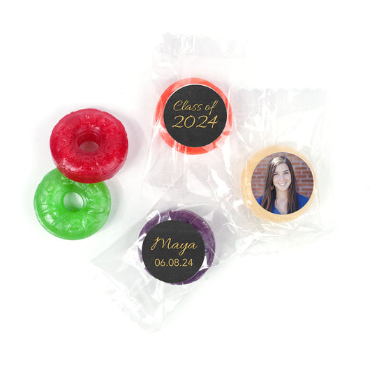 Personalized Bonnie Marcus Collection Chalkboard Graduation LifeSavers 5 Flavor Hard Candy