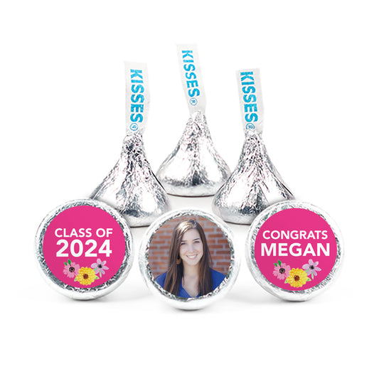 Personalized Blossoming Graduation 3/4" Stickers (108 Stickers)