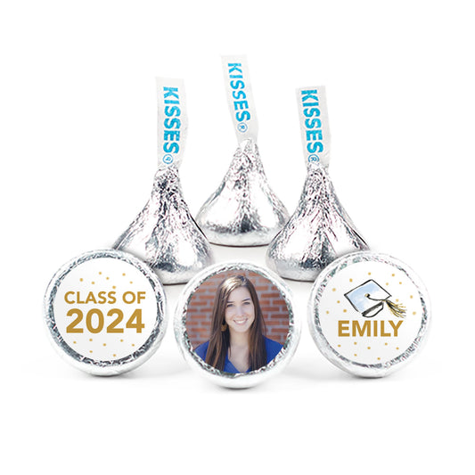 Personalized Glitter Graduation Hershey's Kisses