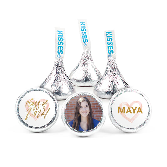 Personalized Heart of a Graduate Graduation Hershey's Kisses