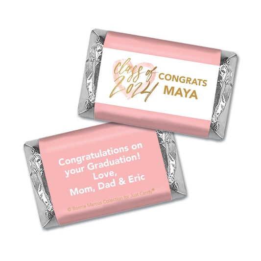 Personalized Bonnie Marcus Heart of a Graduate Birthday Hershey's Miniatures