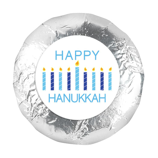 Hanukkah Candles 1.25" Stickers (48 Stickers)