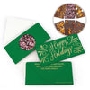 Personalized Happy Holidays Flourish Bar Gourmet Infused Belgian Chocolate Bars (3.5oz)