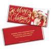 Personalized Bonnie Marcus Festive Leaves Photo Hershey's Milk Chocolate Bar & Wrapper