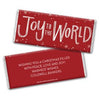 Personalized Bonnie Marcus Joy to the World Hershey's Milk Chocolate Bar & Wrapper