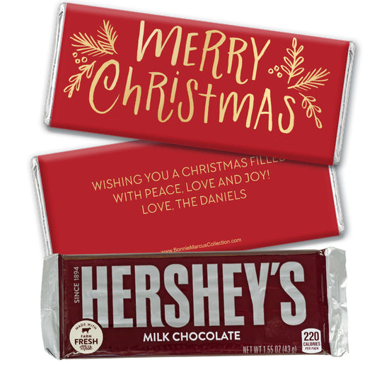 Personalized Bonnie Marcus Joyful Gold Hershey's Milk Chocolate Bar & Wrapper