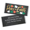 Personalized Bonnie Marcus Christmas Peace on Earth Hershey's Milk Chocolate Bar & Wrapper