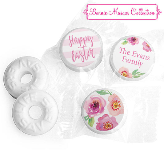 Bonnie Marcus Collection Easter Pink Flowers Life Savers Mints