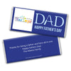 Personalized Bonnie Marcus Collection Father's Day Add Your Logo Chocolate Bar Wrappers