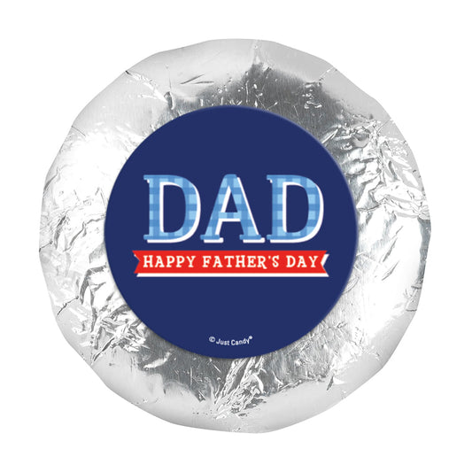 Father's Day Plaid 1.25" Stickers (48 Stickers)