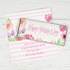 Bonnie Marcus Collection Mother's Day Personalized Chocolate Bar Wrappers Chocolate & Wrapper Floral Embrace Mother's Day Favors