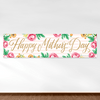 Bonnie Marcus Pink Flowers Mother's Day 5 Ft. Banner