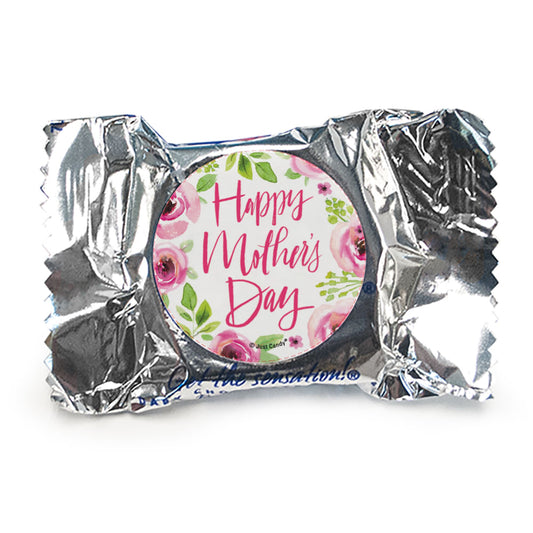 Bonnie Marcus Mother's Day Pink Floral York Peppermint Patties - pack of 70