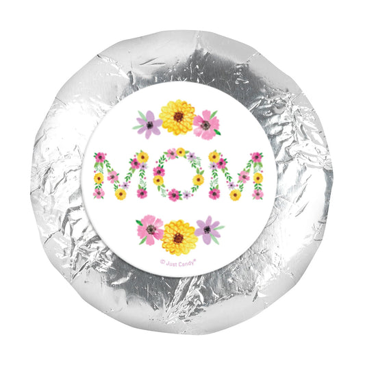 Mother's Day Mom in Flowers 1.25in Stickers (48 Stickers)