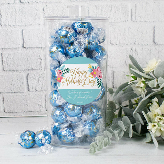 Mother's Day Lindor Truffles Canister Gift - We love you mom