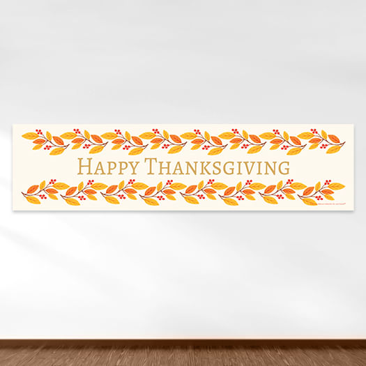 Bonnie Marcus Thanksgiving Give Thanks 5 Ft. Banner