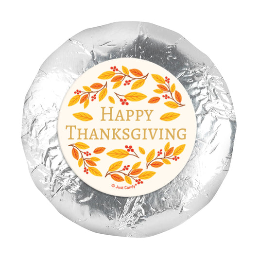 Thanksgiving Giving Thanks 1.25" Stickers (48 Stickers)