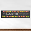 Personalized Bonnie Marcus Thanksgiving Thankful Chalkboard 5 Ft. Banner