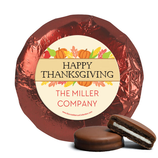 Personalized Bonnie Marcus Thanksgiving Happy Harvest Chocolate Covered Oreos