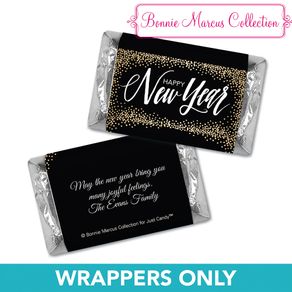 Personalized New Years Bubbles Mini Wrappers Only