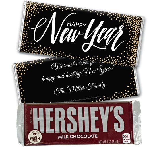 Personalized Good Year New Years Hershey's Hershey's Milk Chocolate Bar & Wrapper