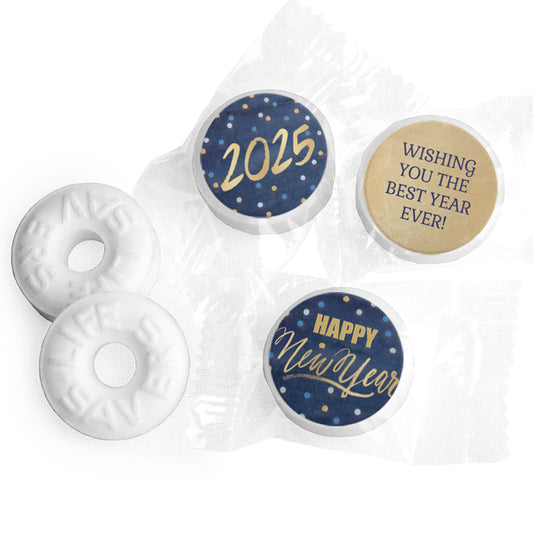 Personalized New Year's Midnight Celebration Life Savers Mints