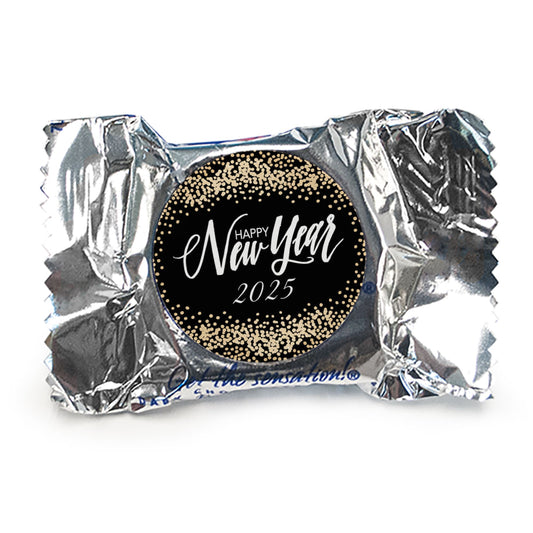 Personalized New Year's Bubbles Peppermint Patties - pack of 70